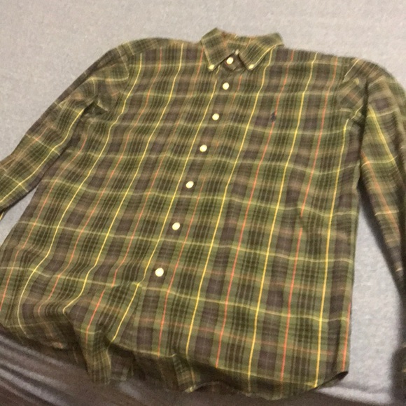 PRL Classic Fit Plaid Button Down - Picture 2 of 3